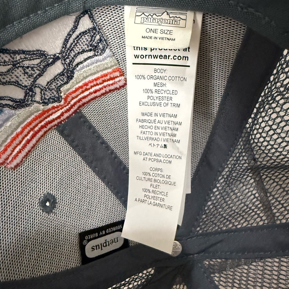 Patagonia Gray and Multicolor Logo Cap - Picture 3 of 3